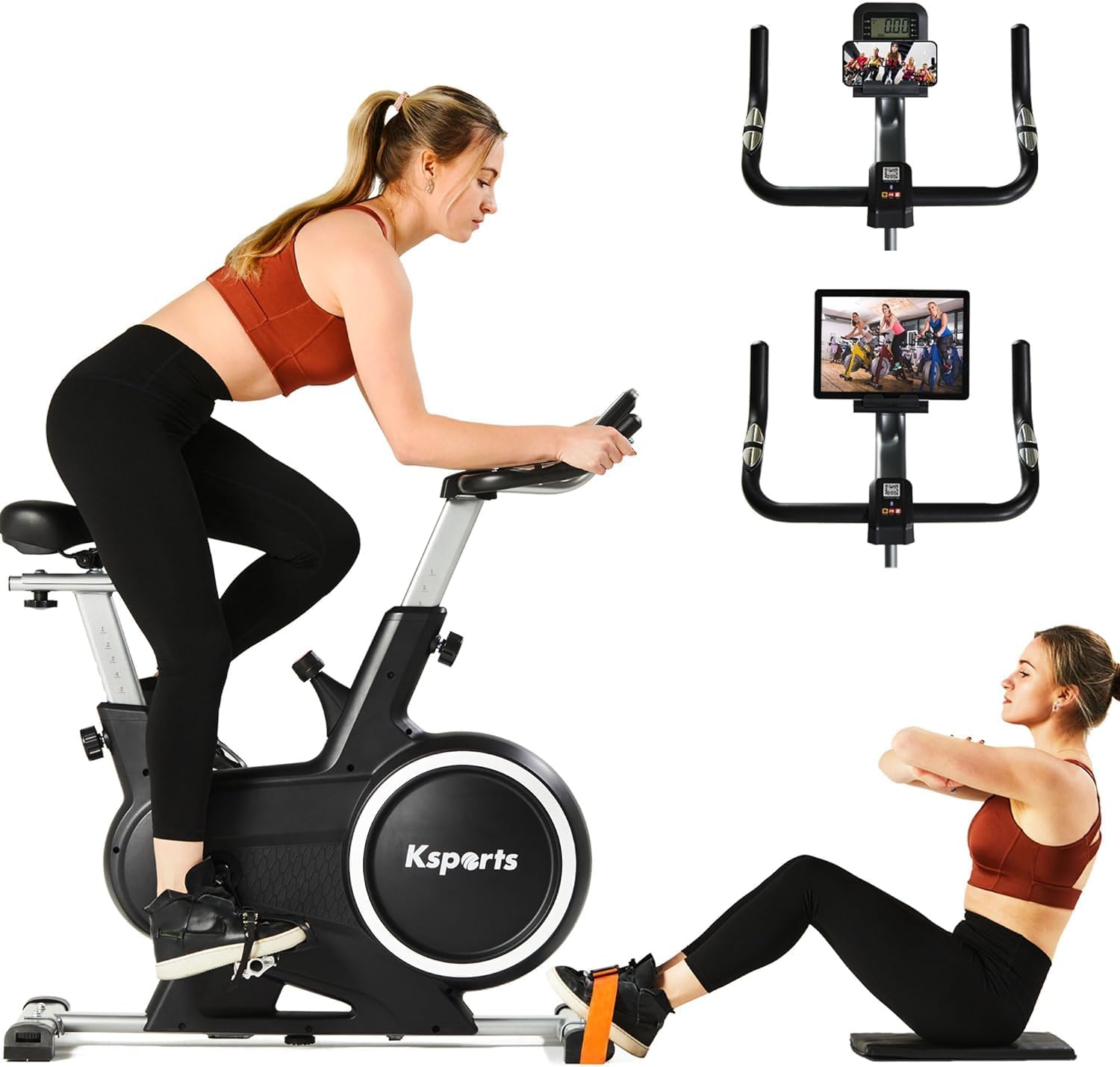 ks cycling fitnessbike lightspeed test Ksports Exercise Bike Magnetic Resistance (KSU1102)