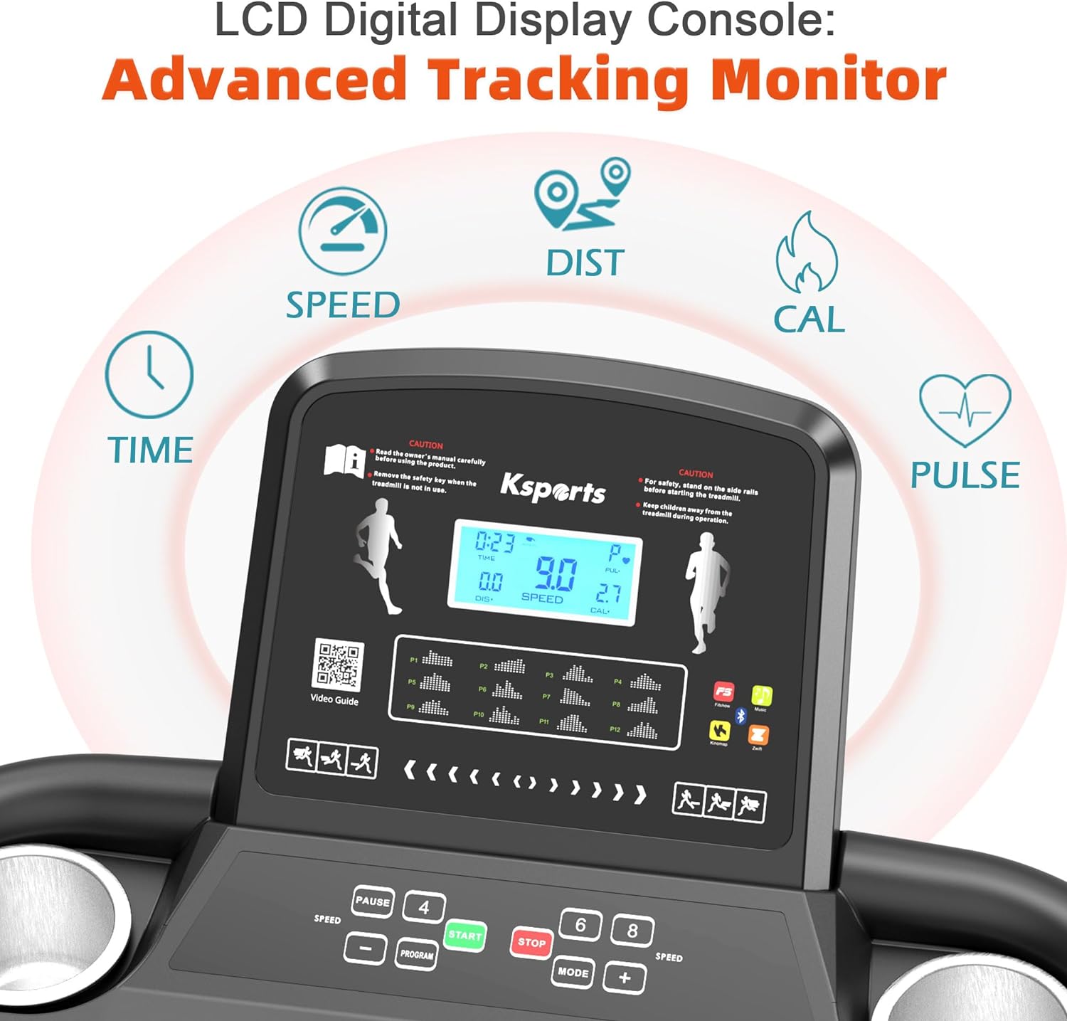 Ksports Multi-functional Treadmill Bundle (AEP1001)