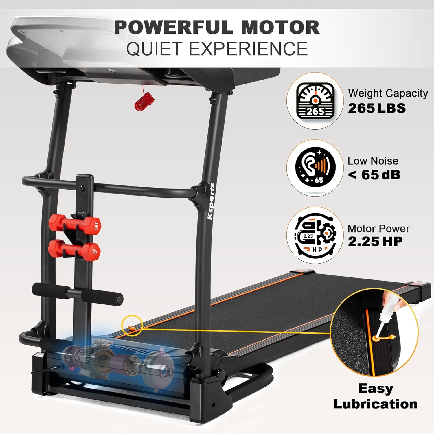 Ksports Multi-functional Treadmill Bundle (LJJ2001)