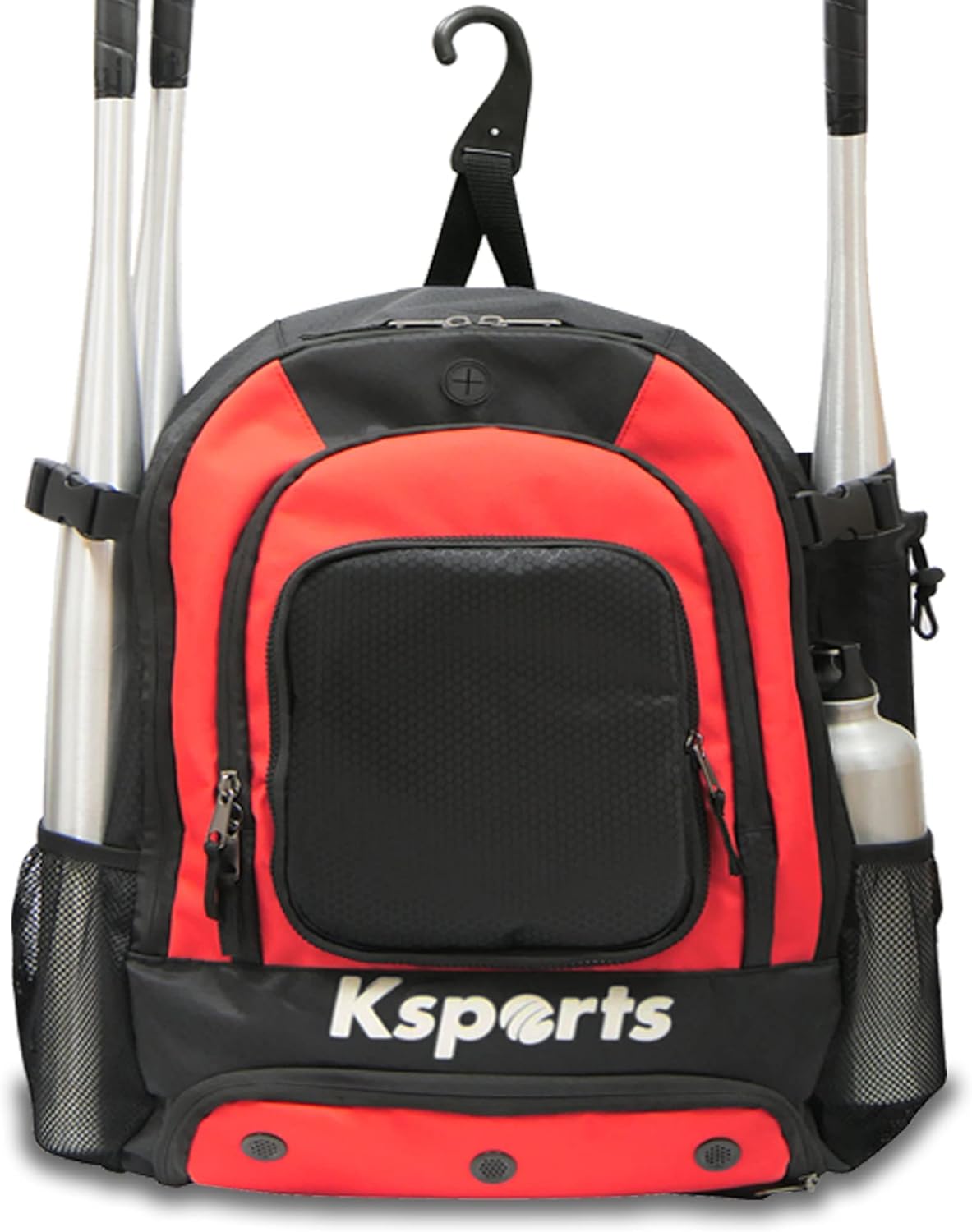 Ksports Baseball Backpack Black & Red (FS1001)