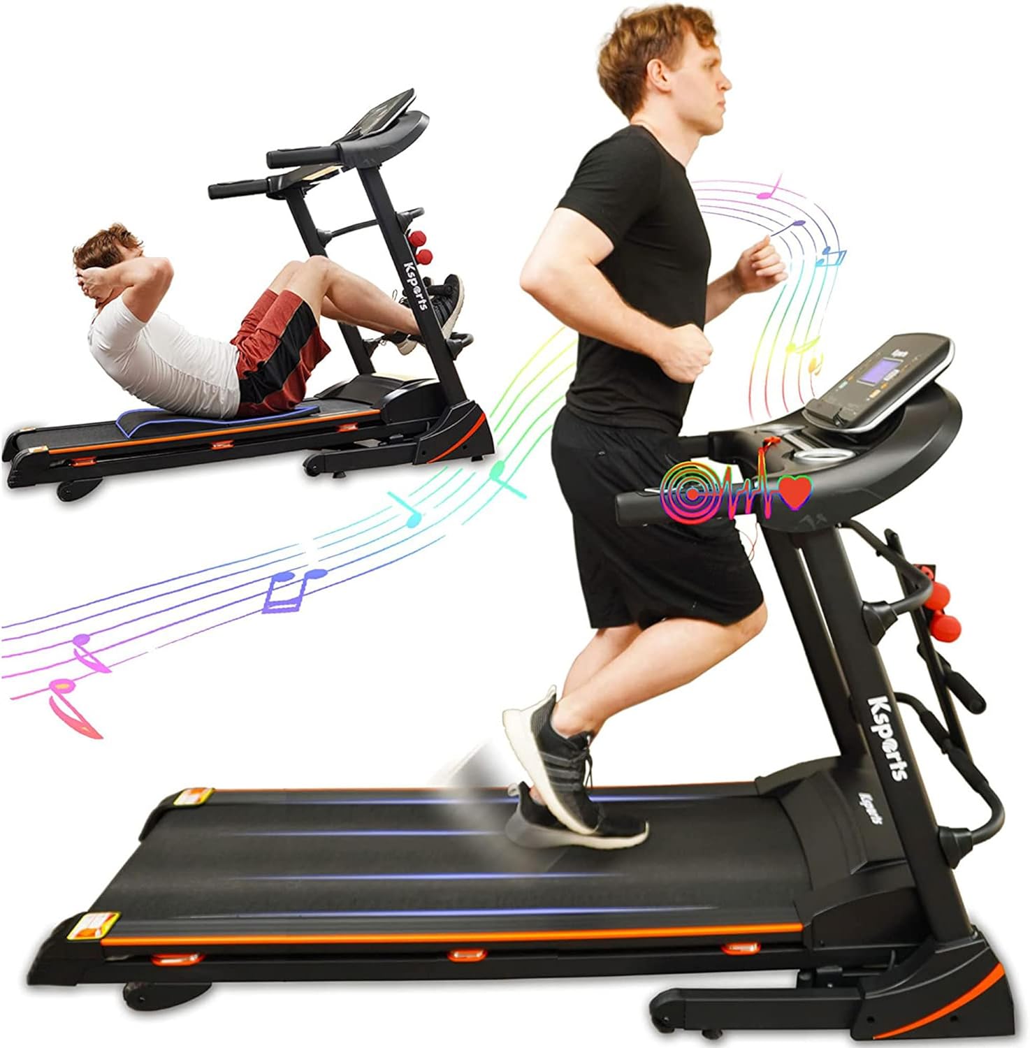 Ksports Multi-functional Treadmill Bundle (LJJ1001)