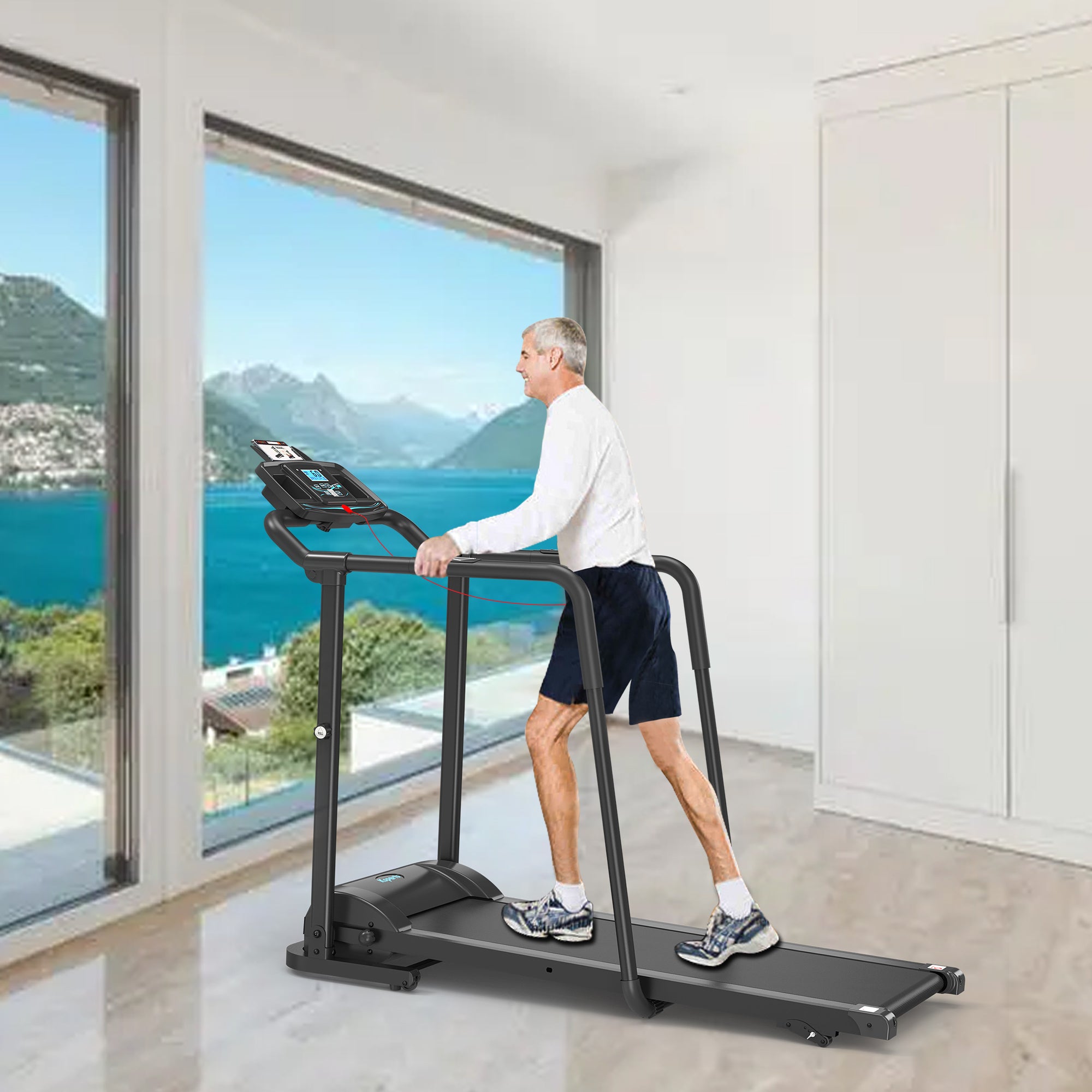 Ksports Advanced Rehab Walking Treadmill Black (KSU1002)