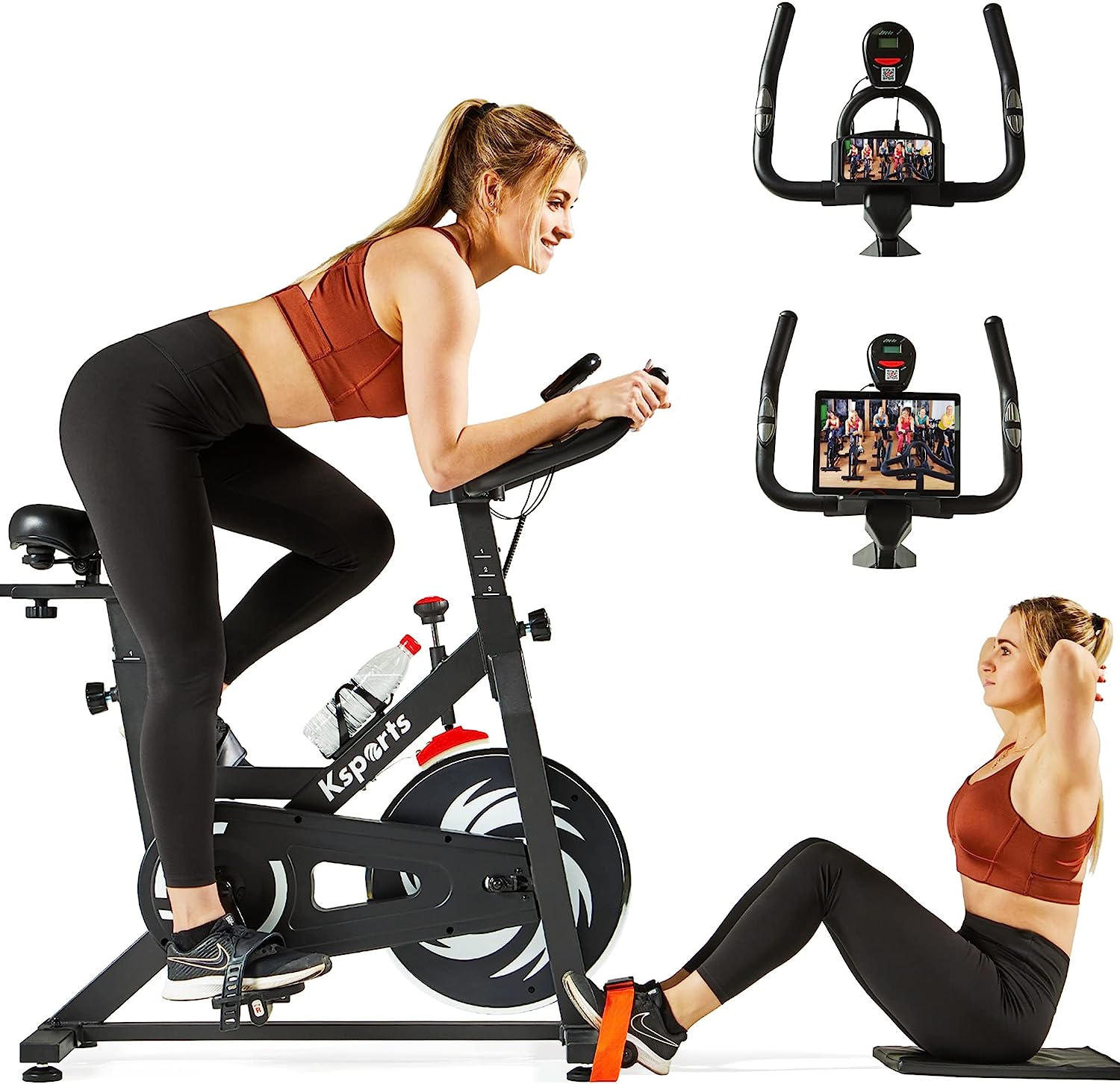 Ksports Exercise Bike Wool Felt Resistance (KSU1101)