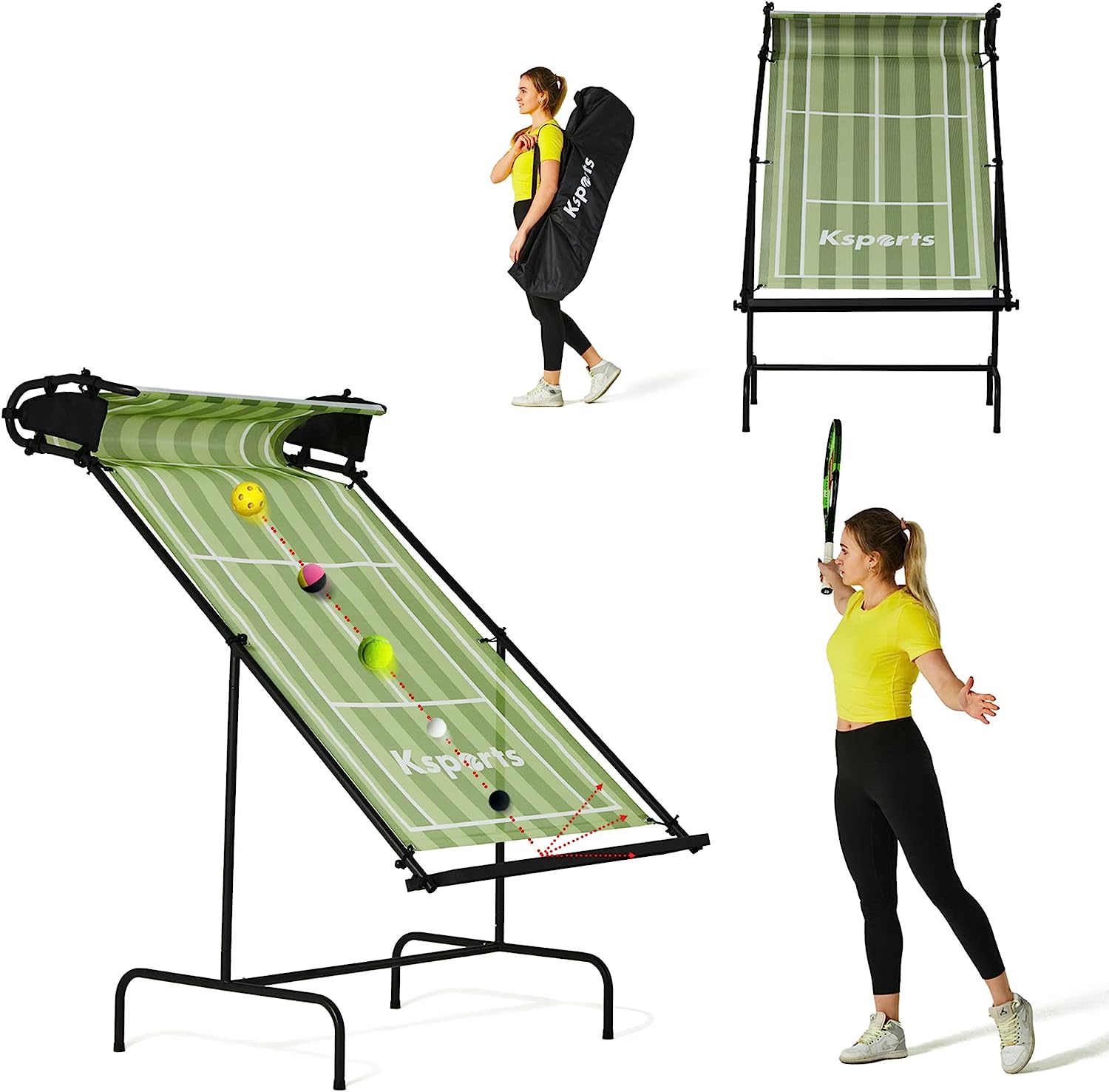 Ksports Tennis Rebounder Net Regular Green (KSU9006)