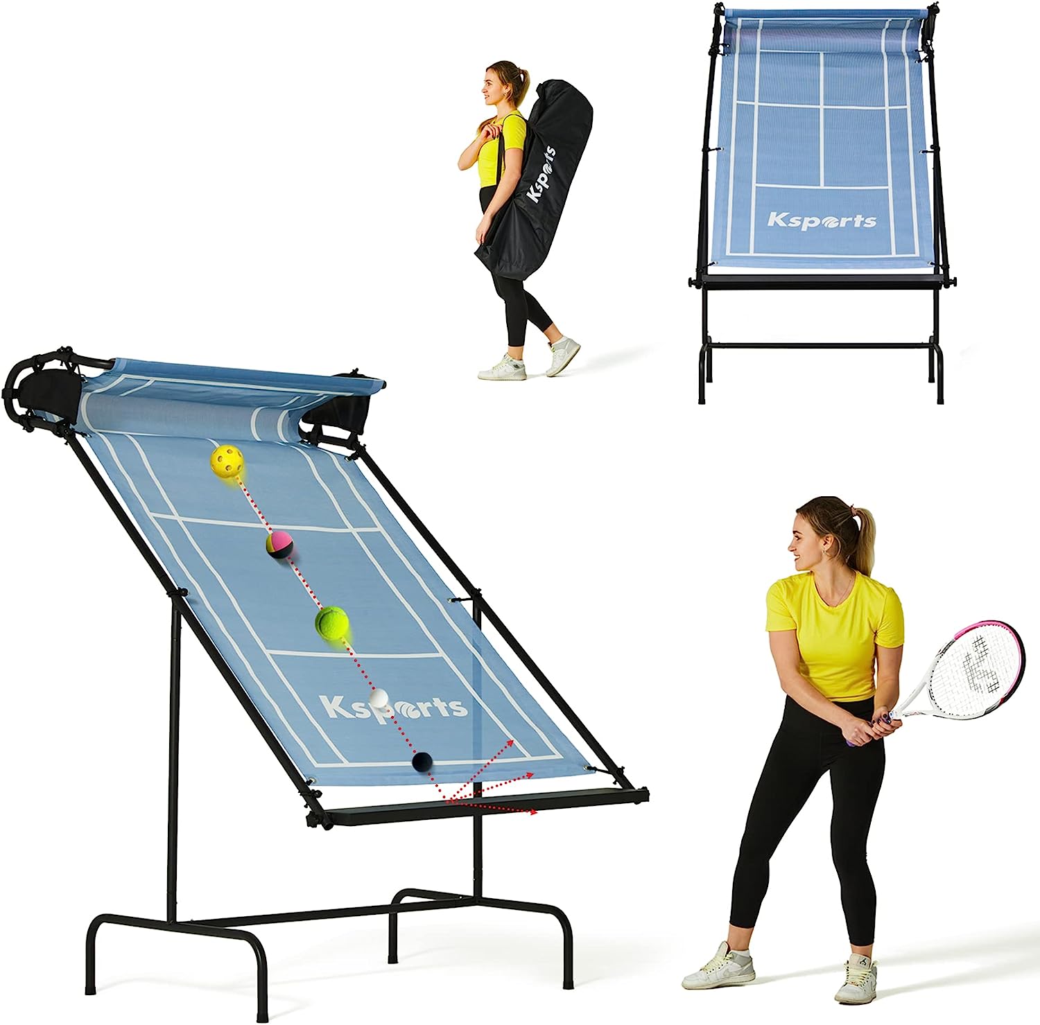 Ksports Tennis Rebounder Net Regular Blue (KSU9005)