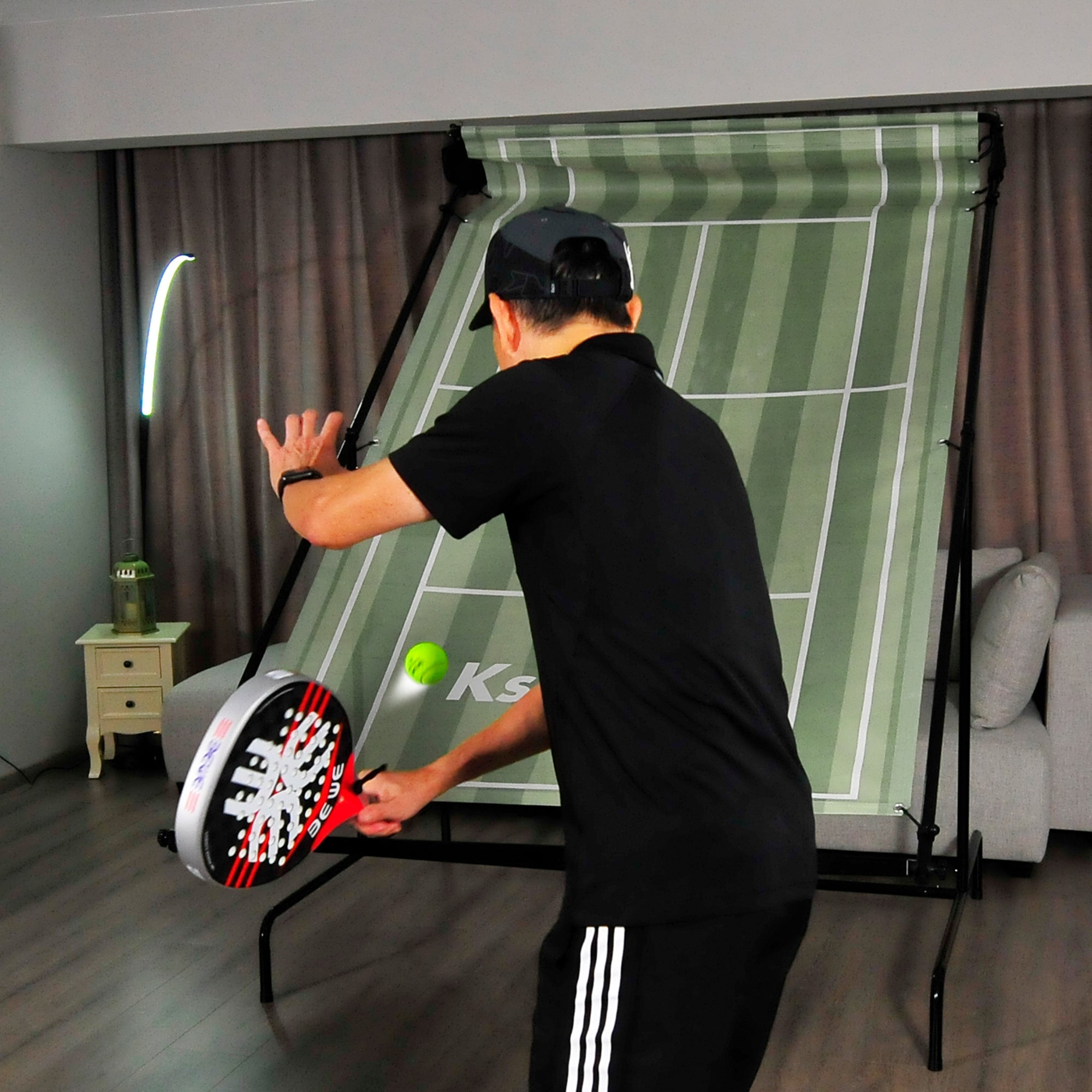 Ksports Tennis Rebounder Net Large Green (GS8002)