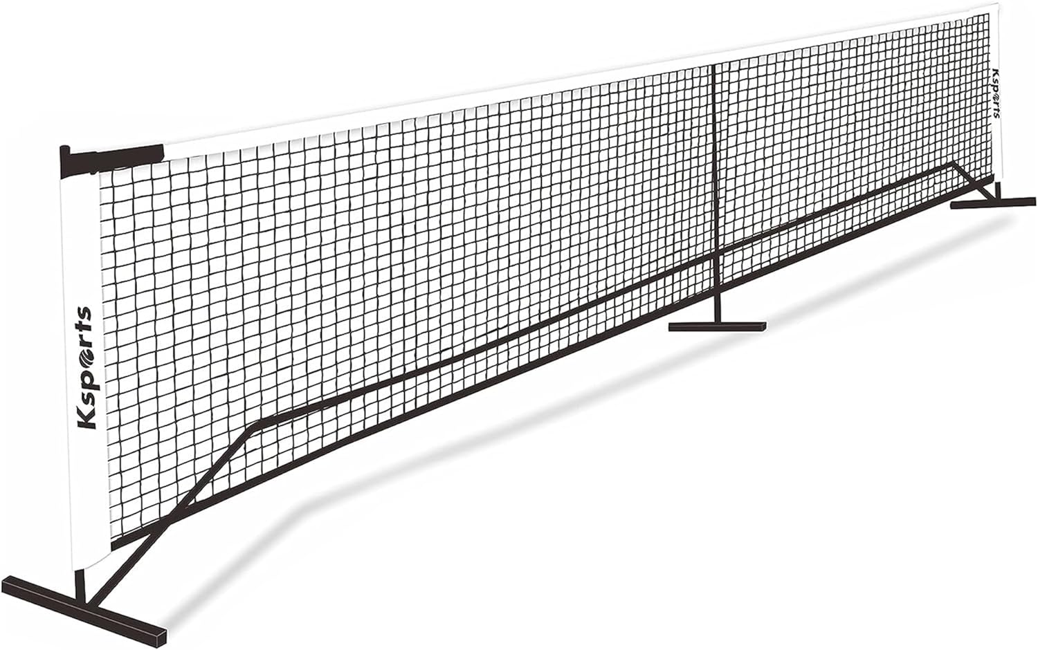 Ksports Regulation Size Pickleball Net 22 Feet White (KSU9001)