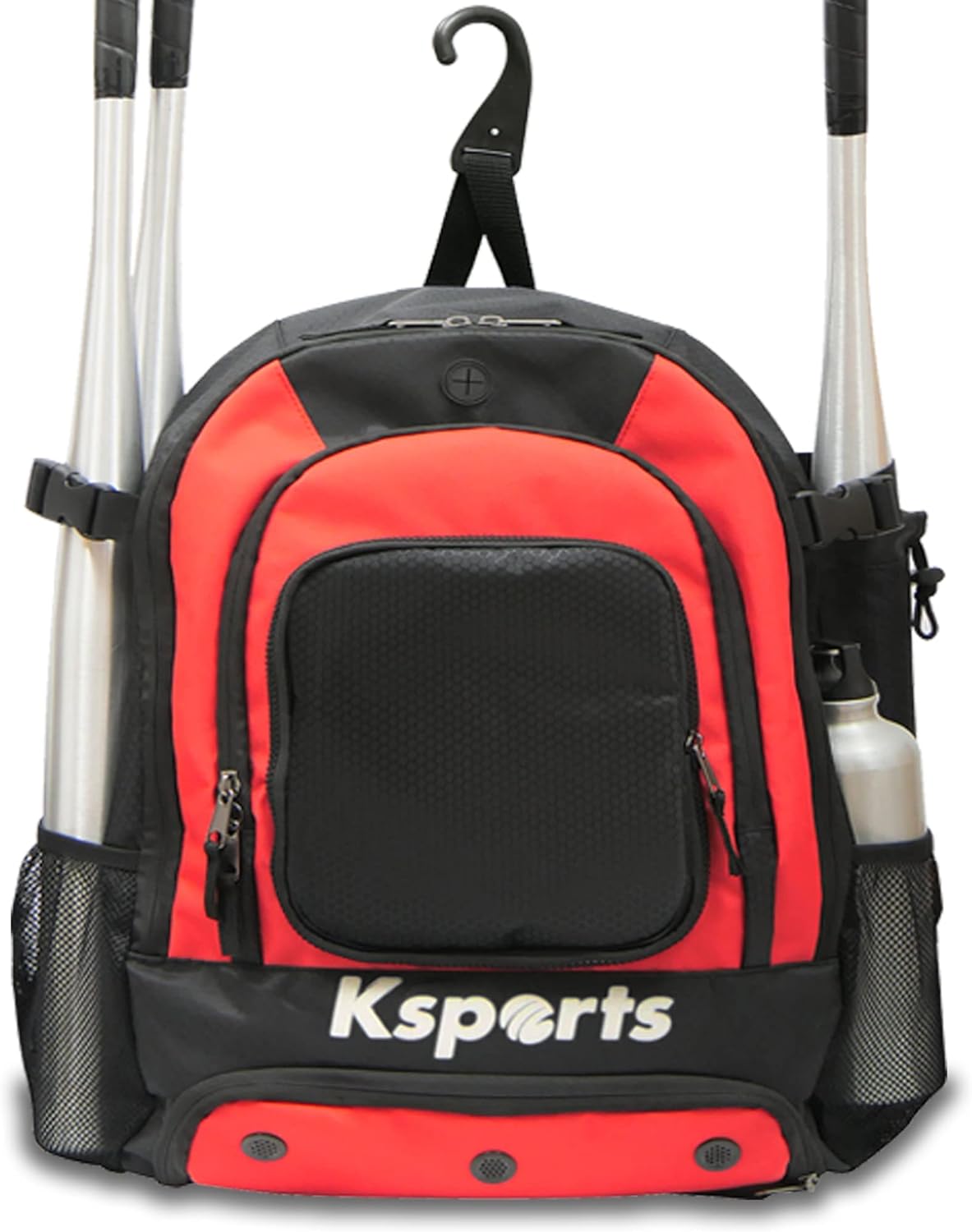 Ksports Baseball Backpack Black & Red