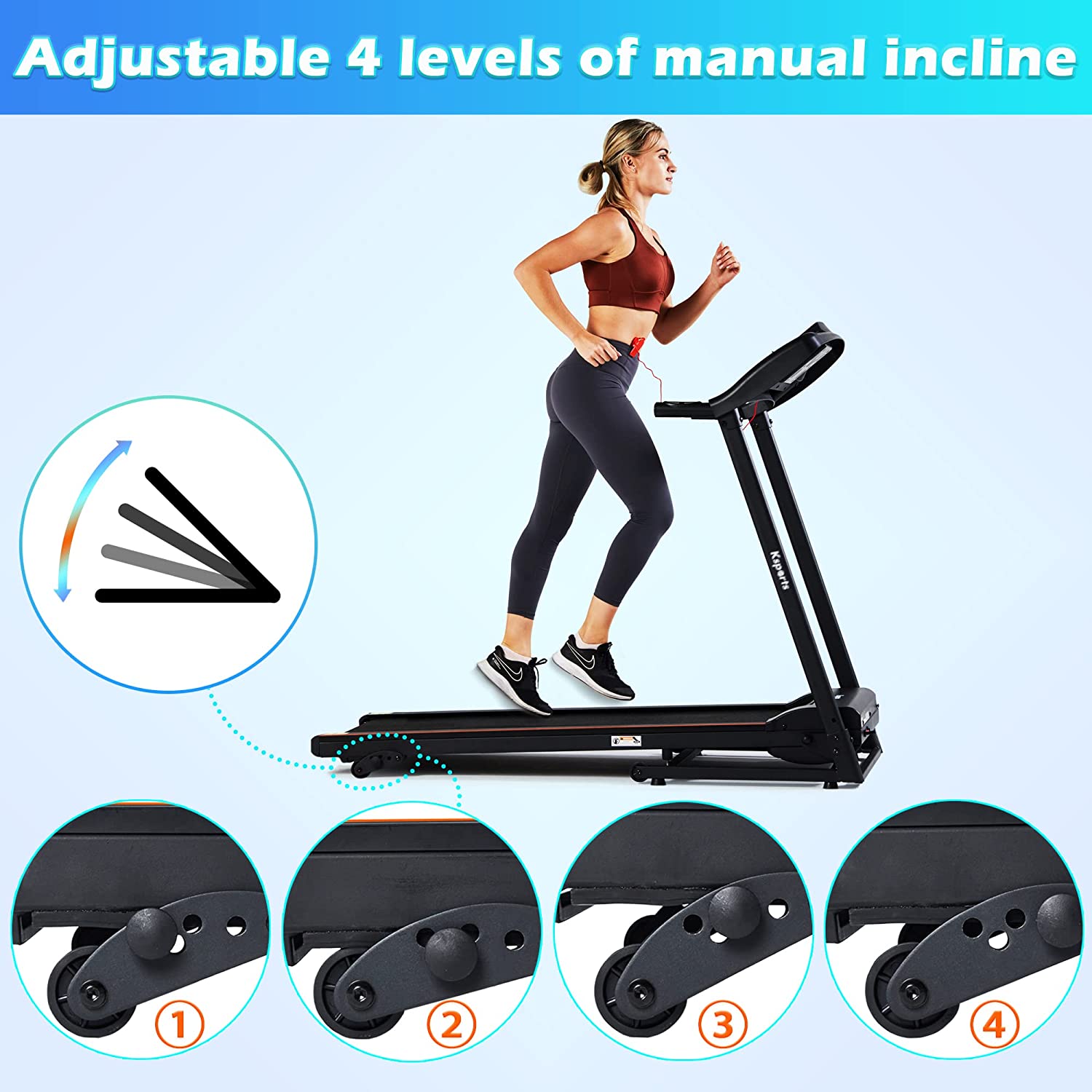 Adjustable sales incline treadmills