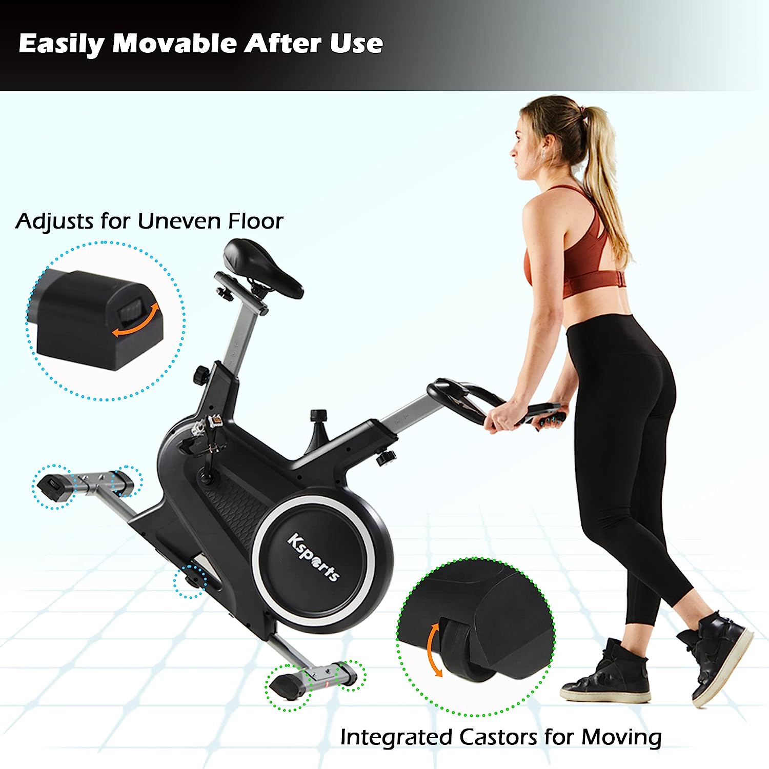 Ksports Exercise Bike Magnetic Resistance (KSU1102)